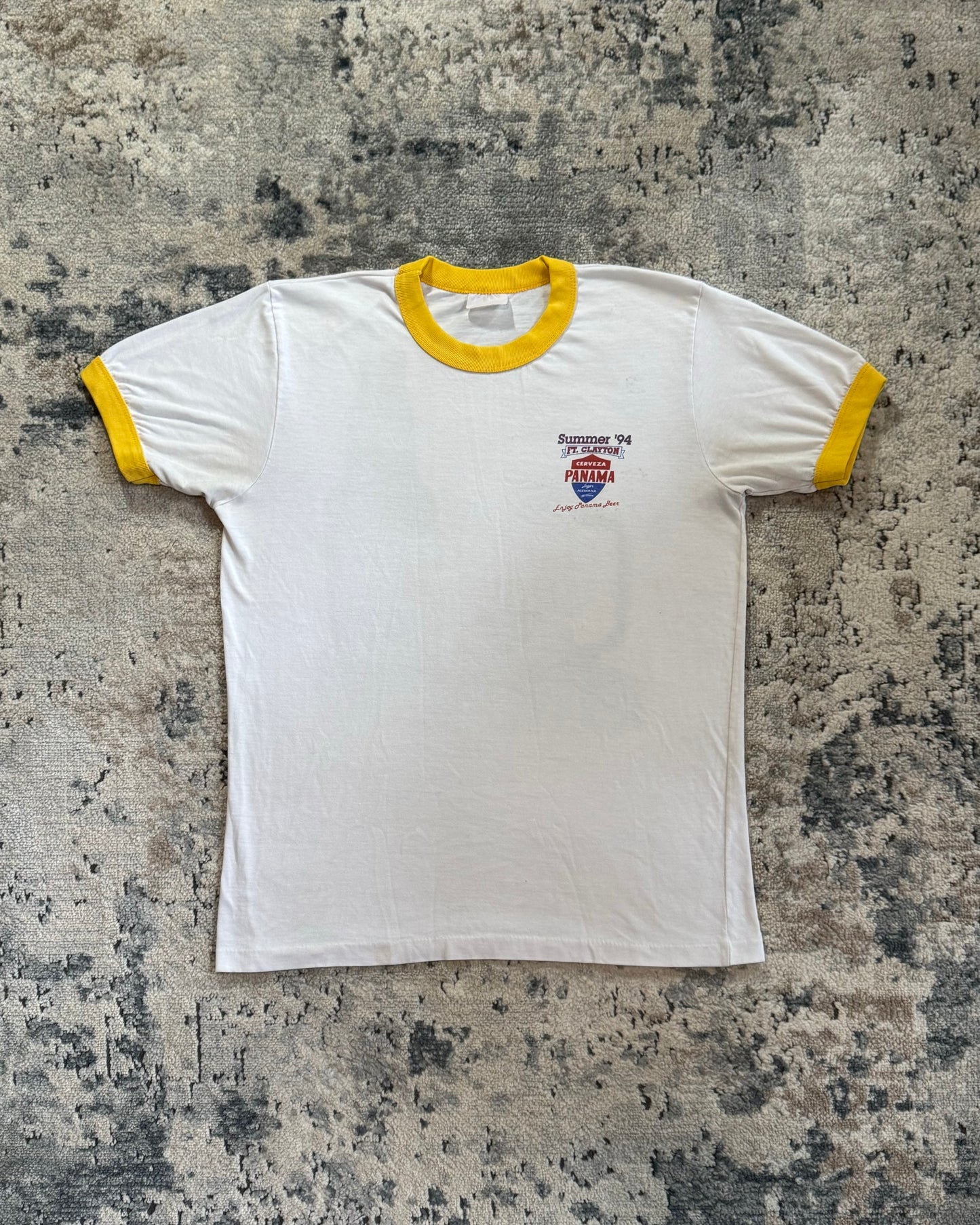 1990S PANAMA CERVEZA BEER TEE - LARGE