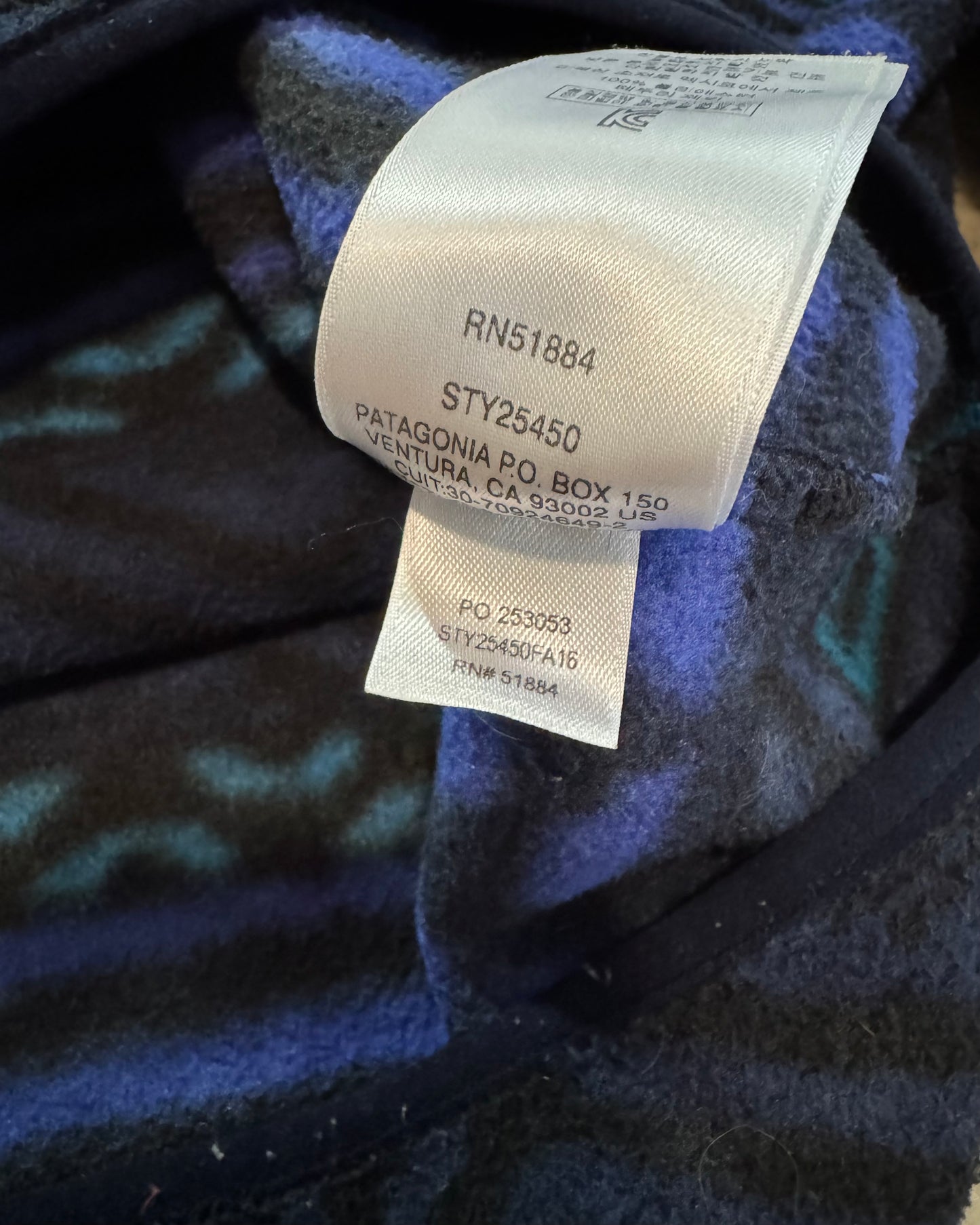 PATAGONIA SYNCHILLA SNAP T FLEECE - SMALL