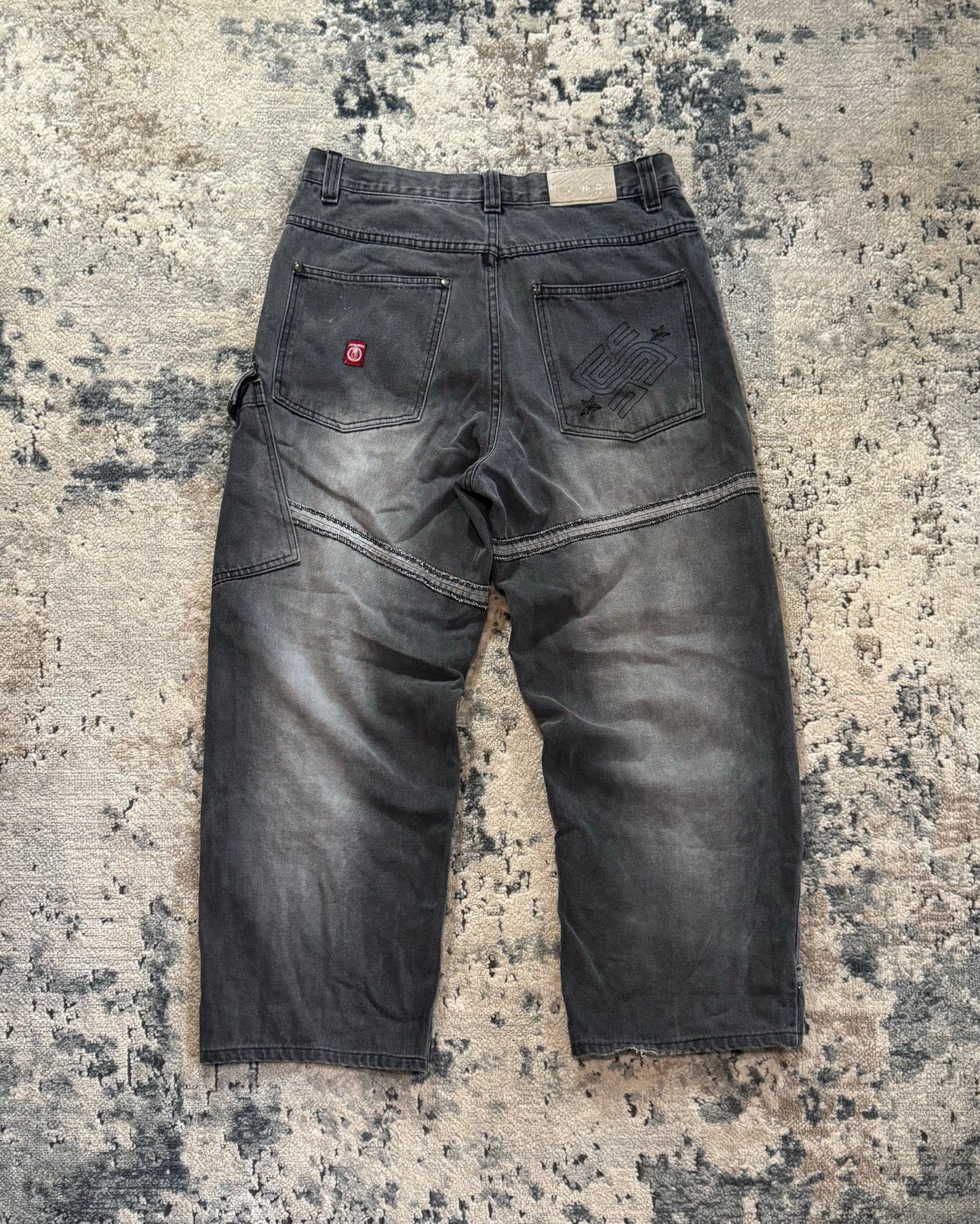 2000S THE SOURCE BAGGY DENIM PANTS - 34