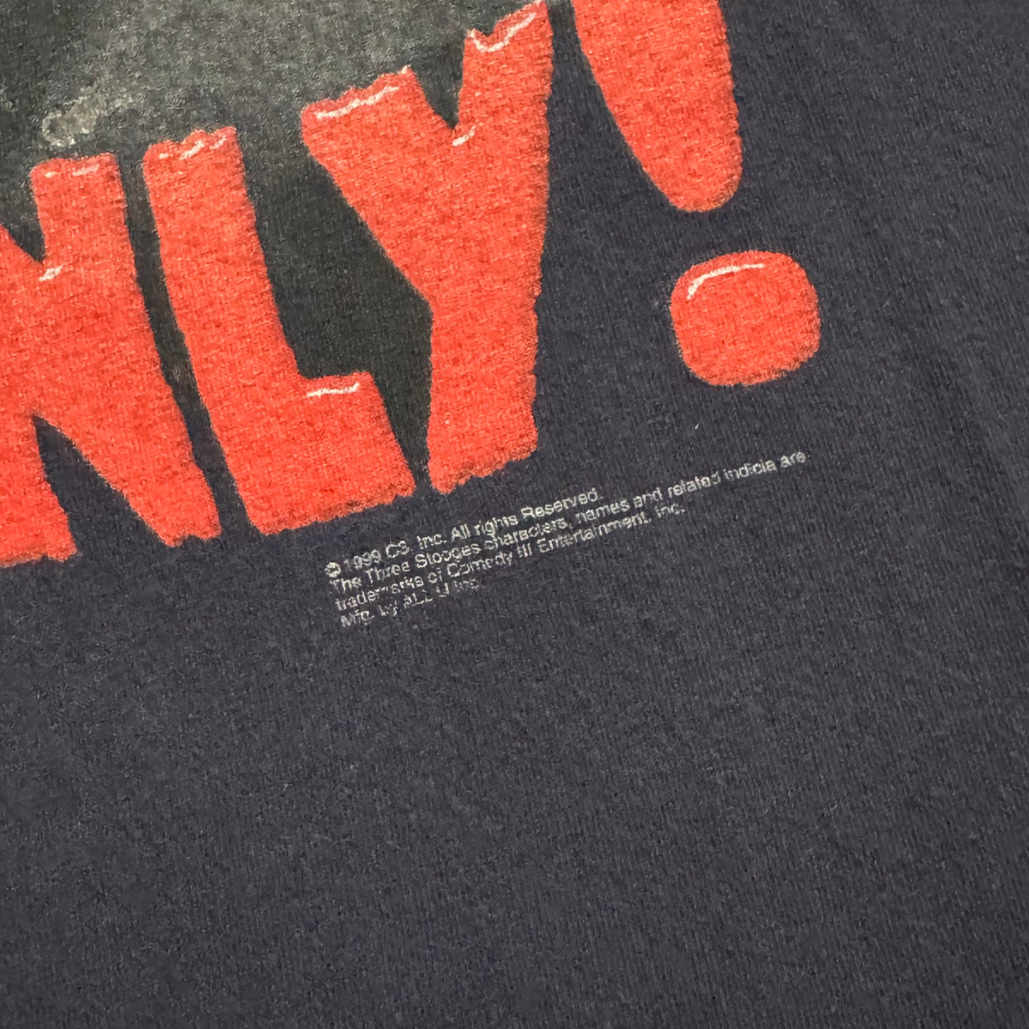 1990S THREE STOOGES CURLEY TEE - XL