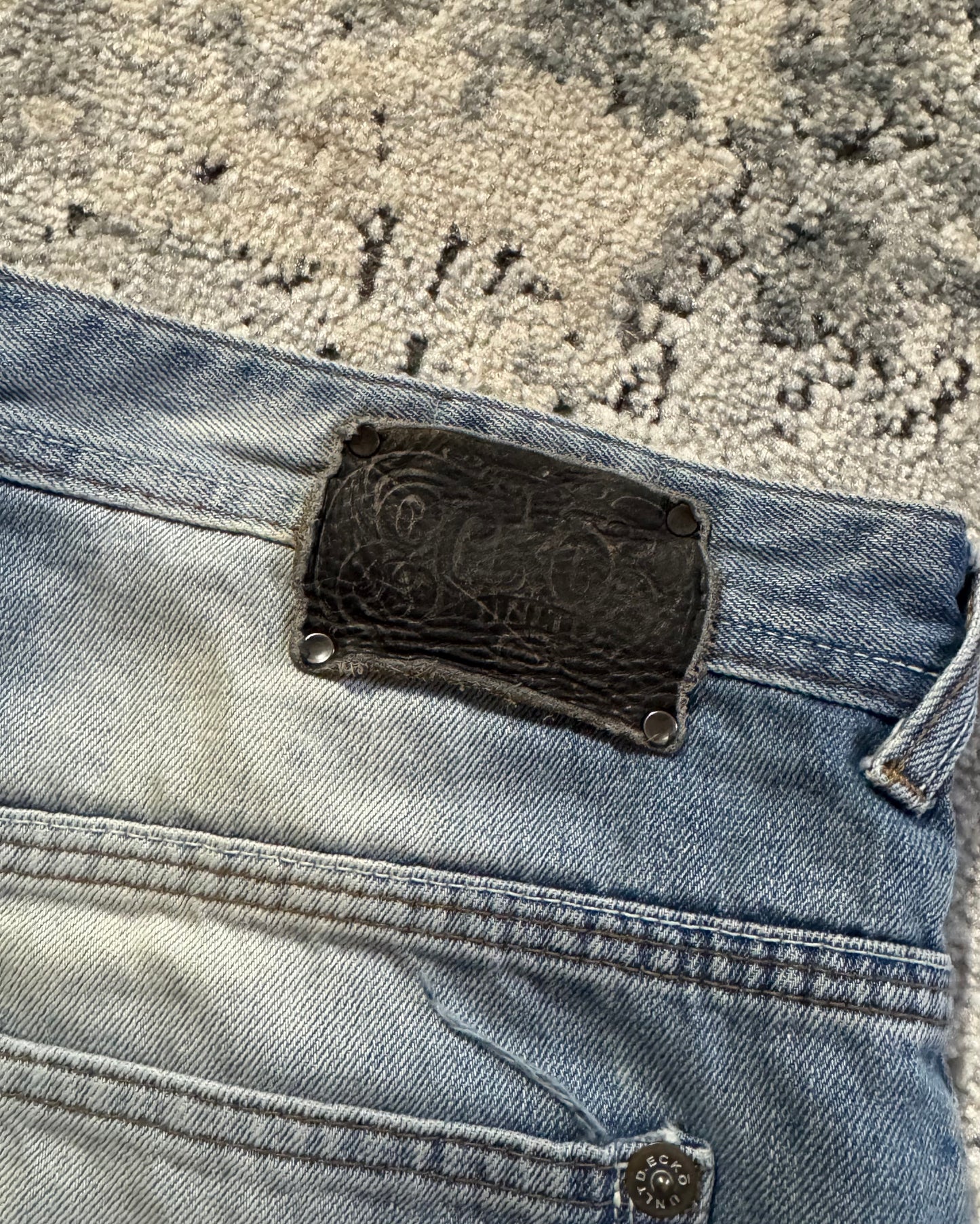 2000S ECKO UNLTD BAGGY DENIM SHORTS - 37