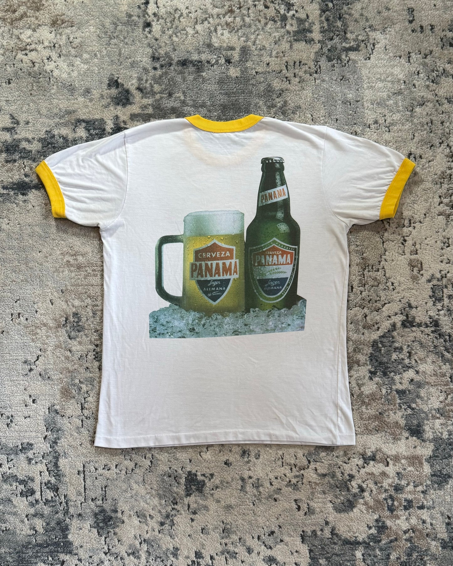 1990S PANAMA CERVEZA BEER TEE - LARGE