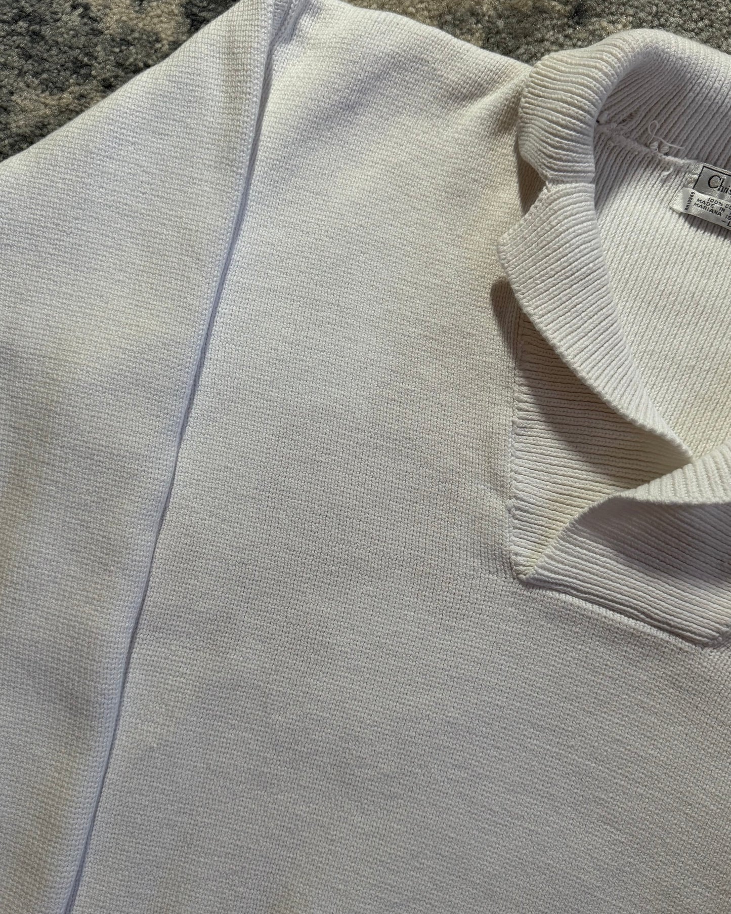 1990S CHRISTIAN DIOR KNIT SWEATER - LARGE
