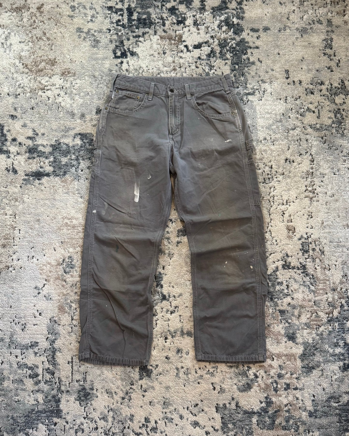 CARHARTT DISTRESSED CARPENTER PANTS - 30