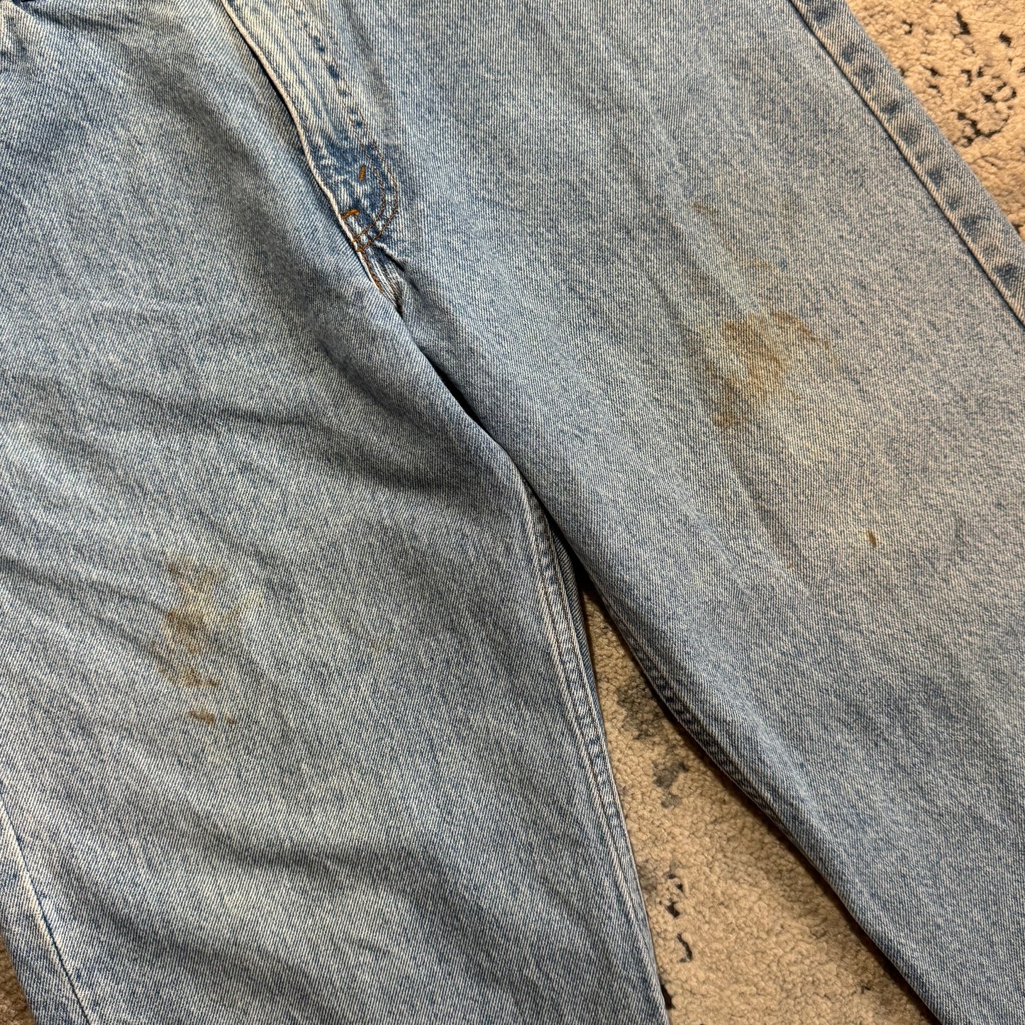 1990S LEVI’S 550 ORANGE TAB DENIM PANTS - 35