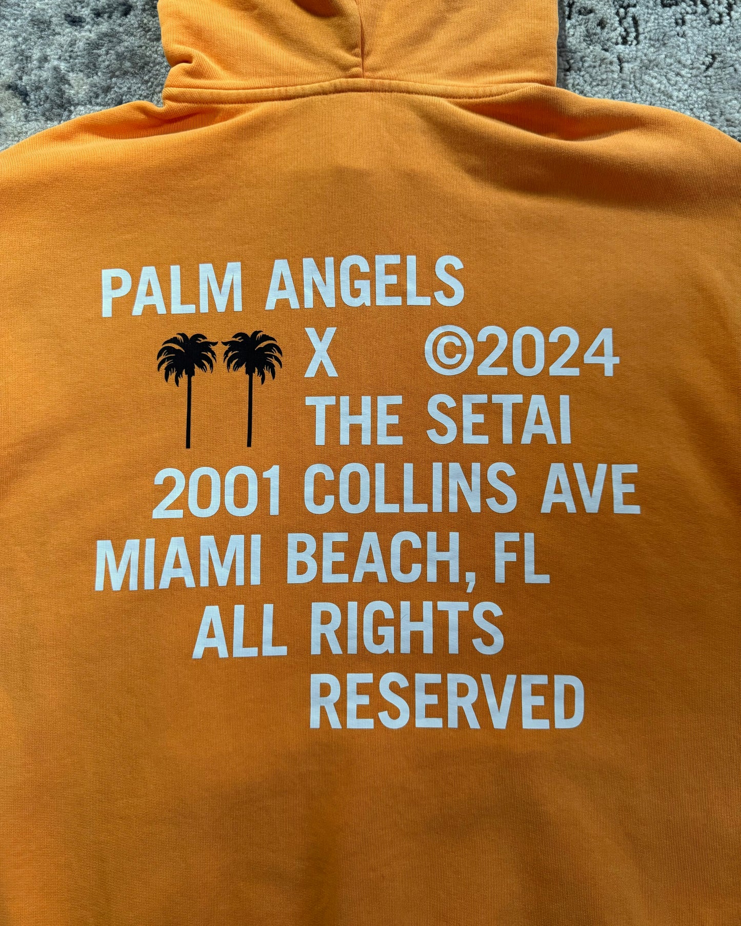 PALM ANGELS X SETAI HOODIE - SMALL