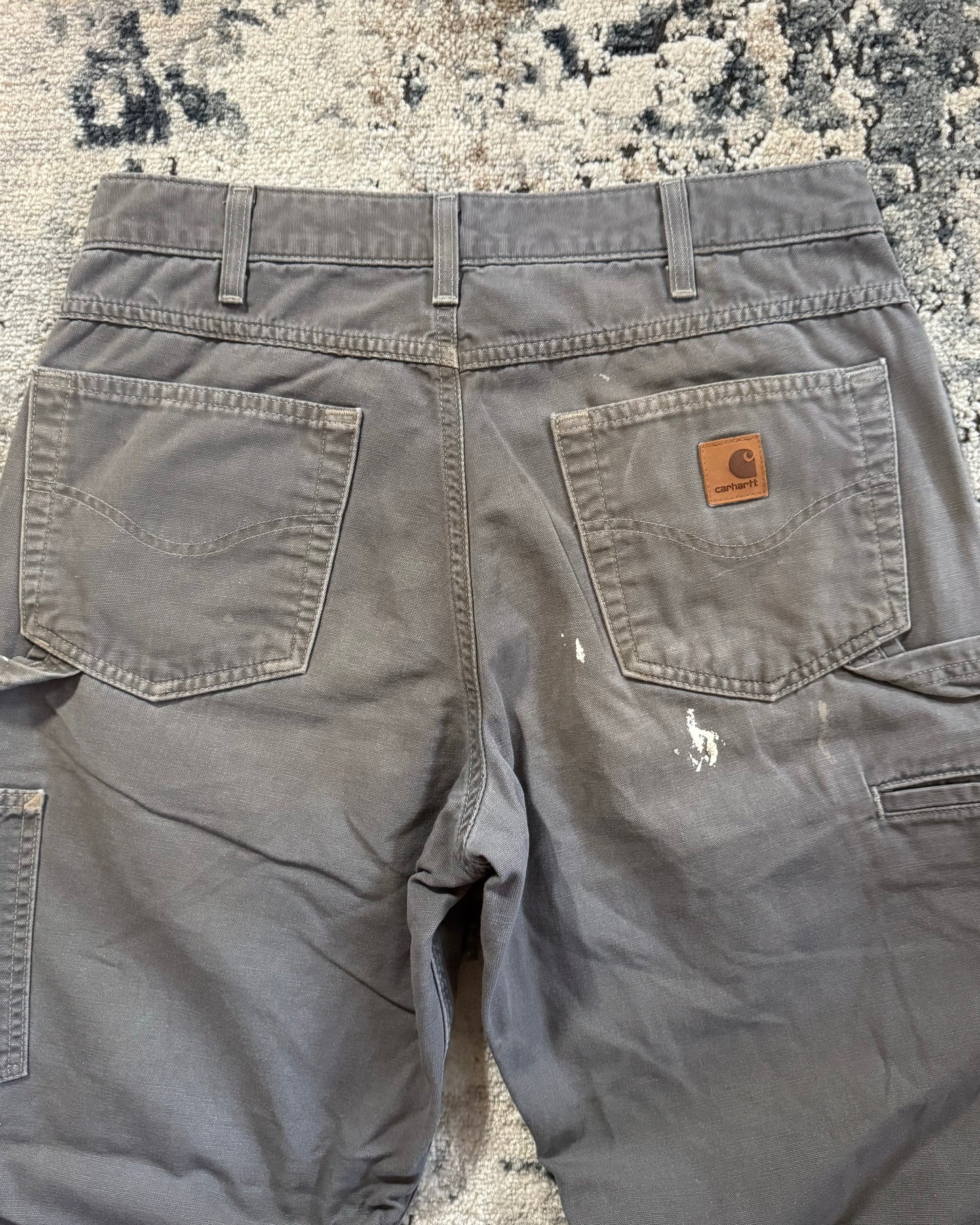CARHARTT DISTRESSED CARPENTER PANTS - 30