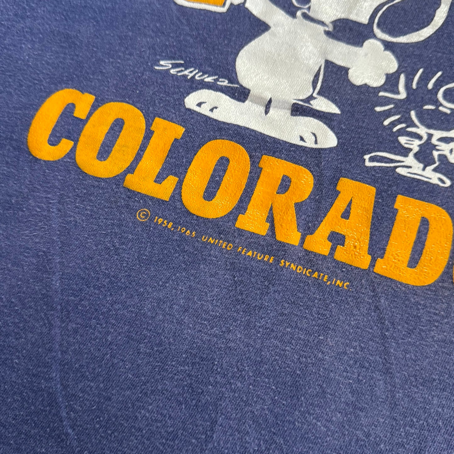 1970S CHAMPION SNOOPY COLORADO TEE - LARGE