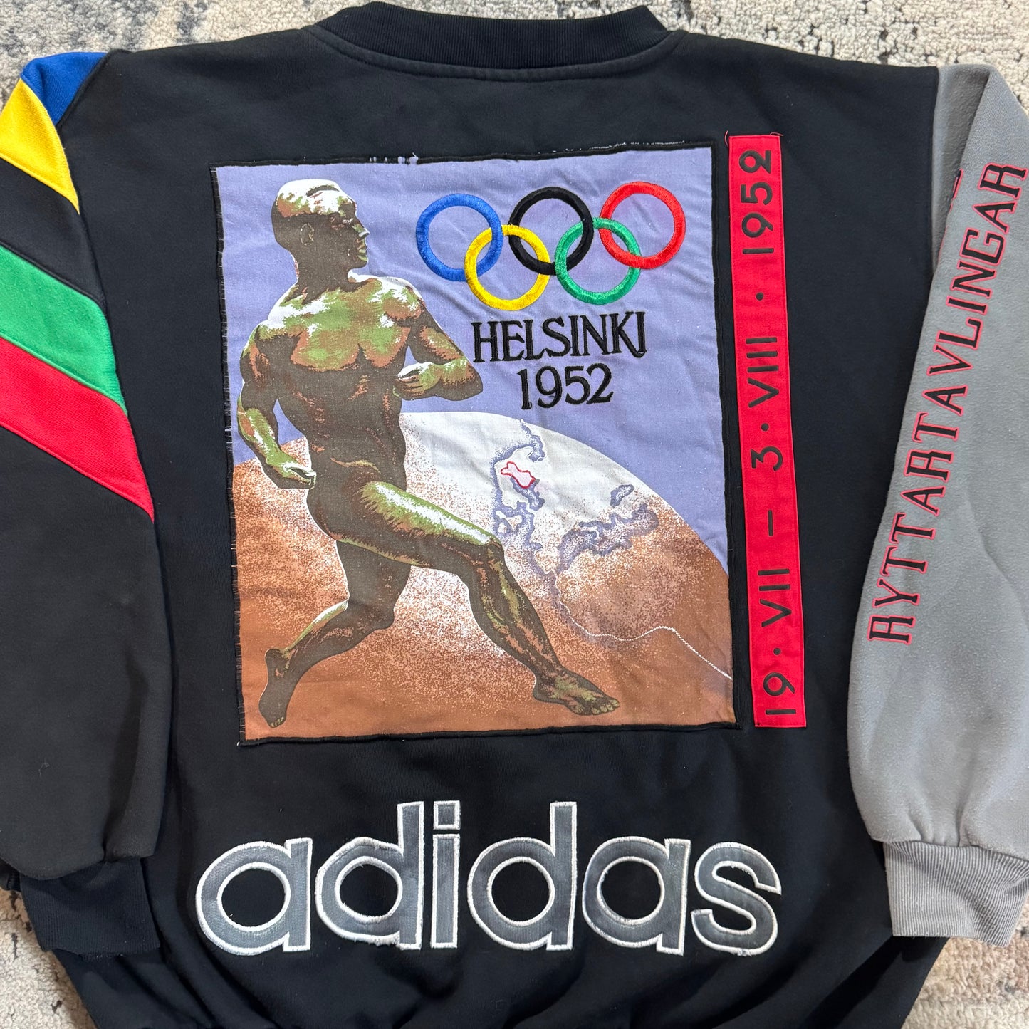 1980S ADIDAS STOCKHOLM OLYMPIC SWEATSHIRT - MEDIUM