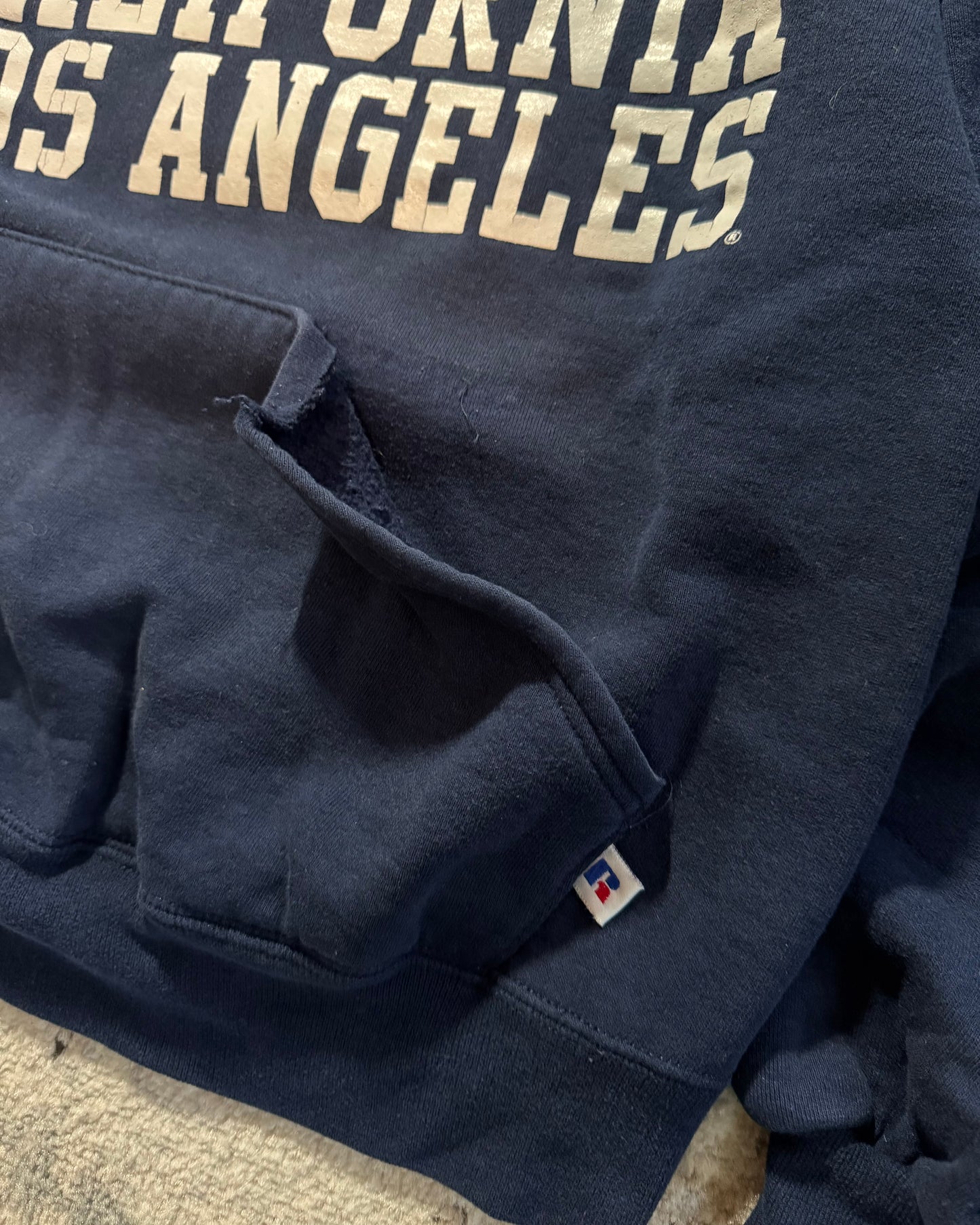 1990S RUSSELL ATHLETIC UCLA HOODIE - SMALL