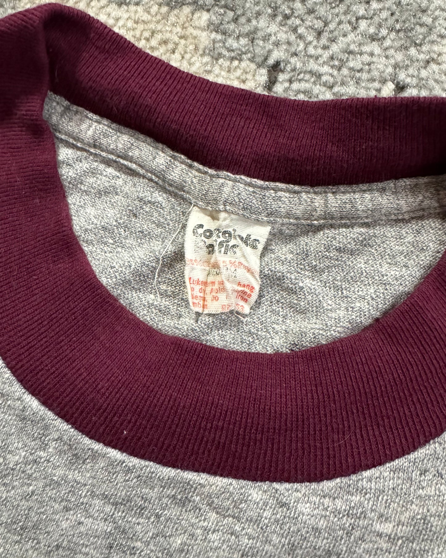1970S CHAPMAN COLLEGE RINGER TEE - MEDIUM