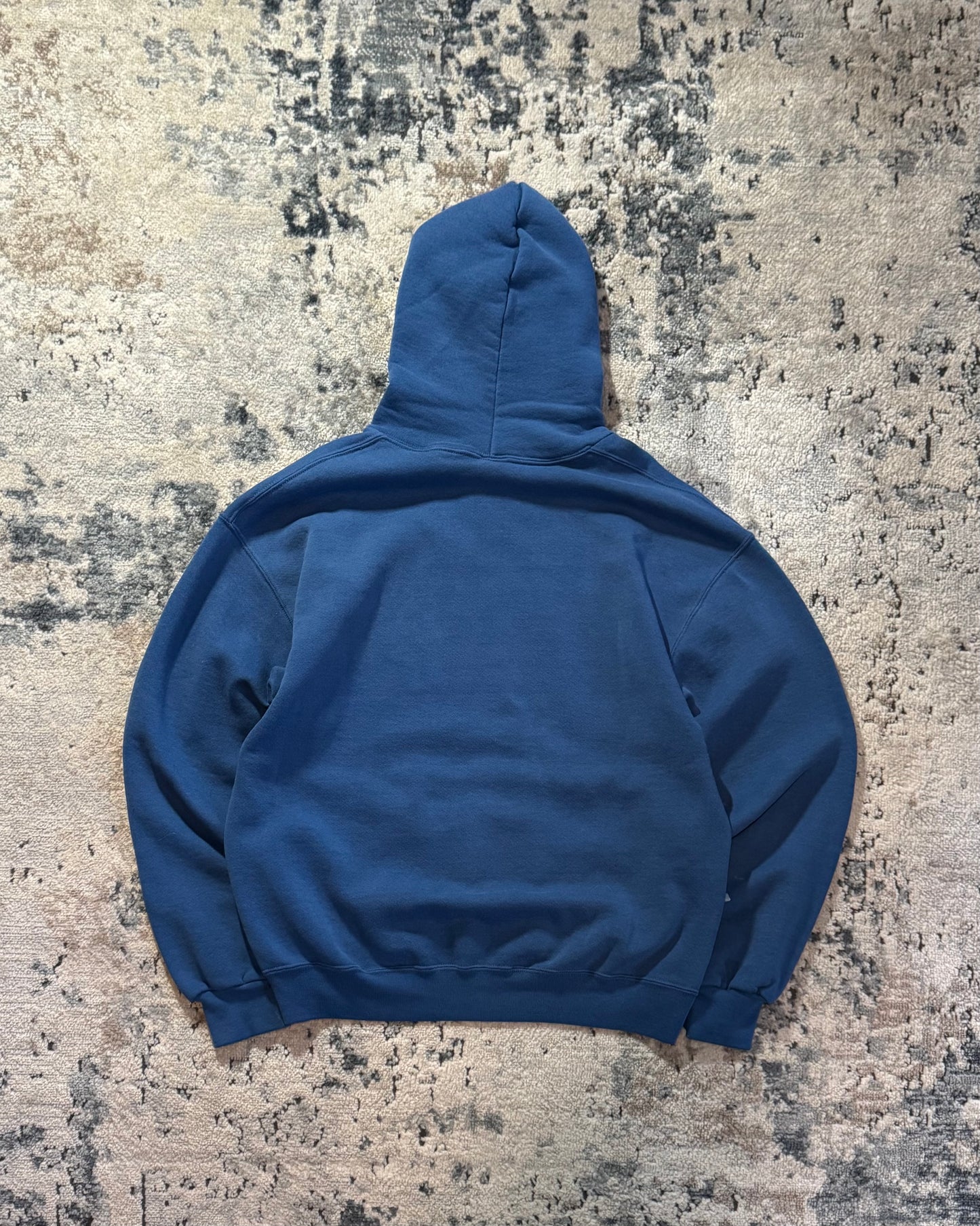 1990S RUSSELL ATHLETIC DISTRESSED HOODIE - LARGE