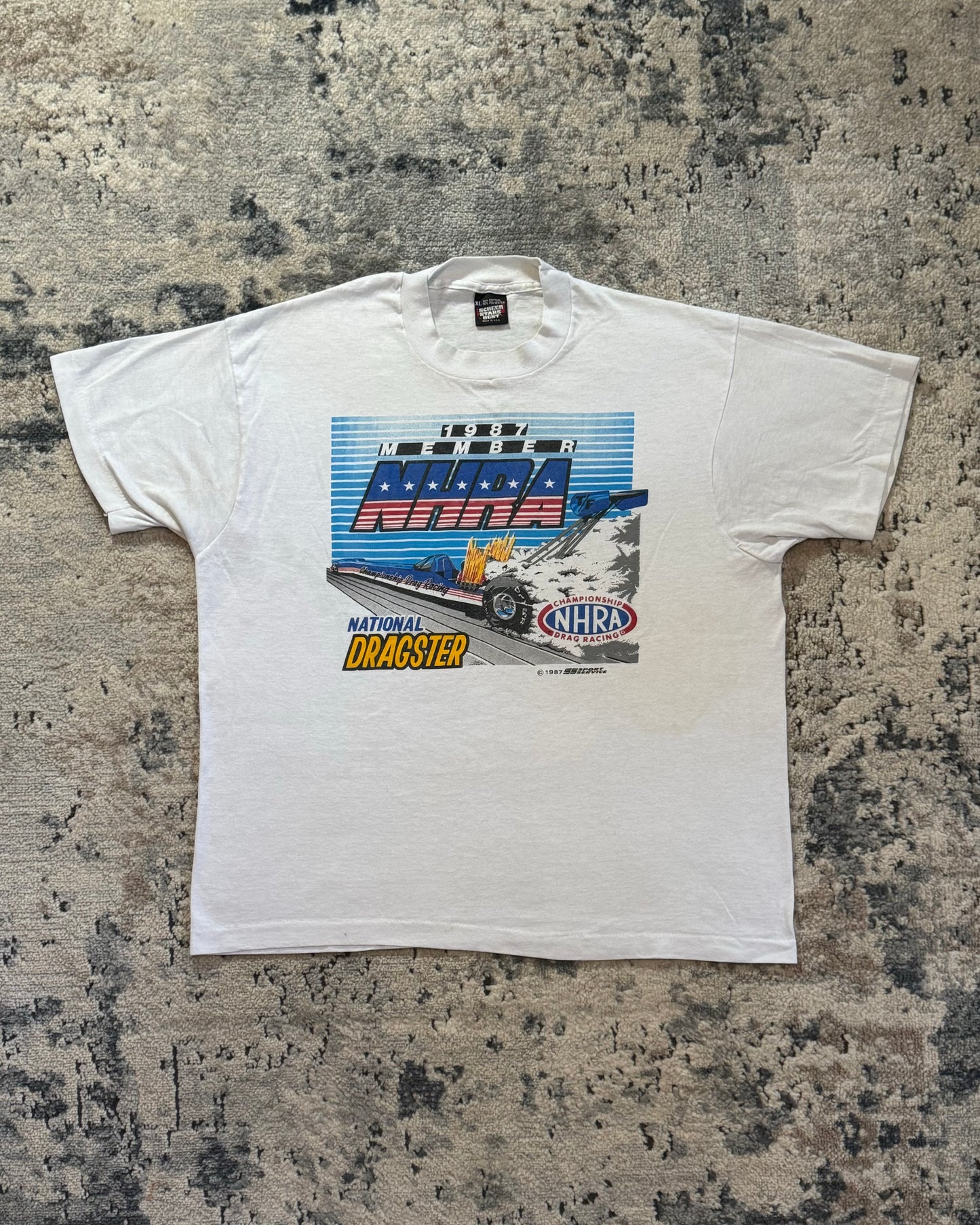 1980S NHRA DRAG RACING TEE - XL