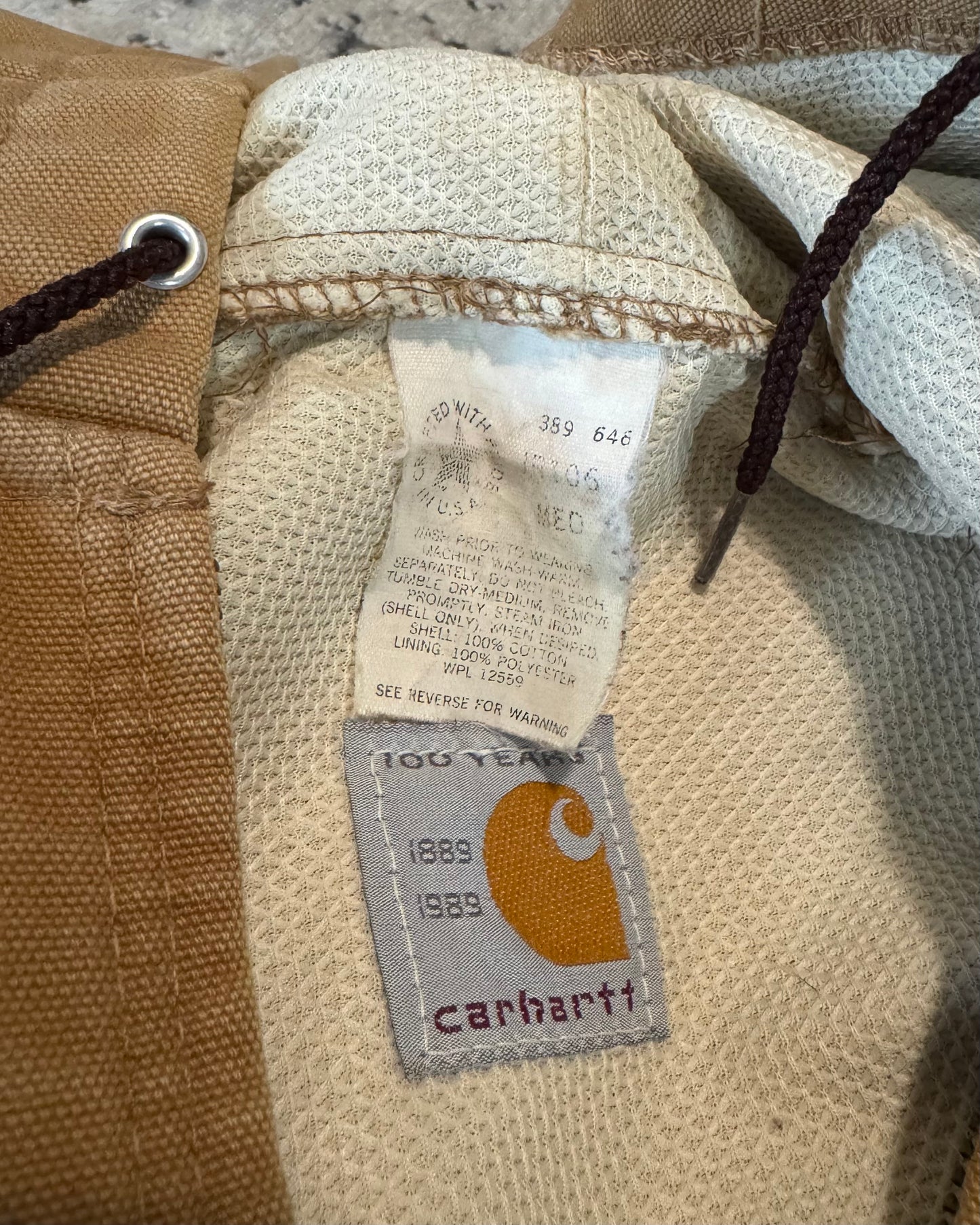 1980S CARHARTT THERMAL LINED JACKET - MEDIUM