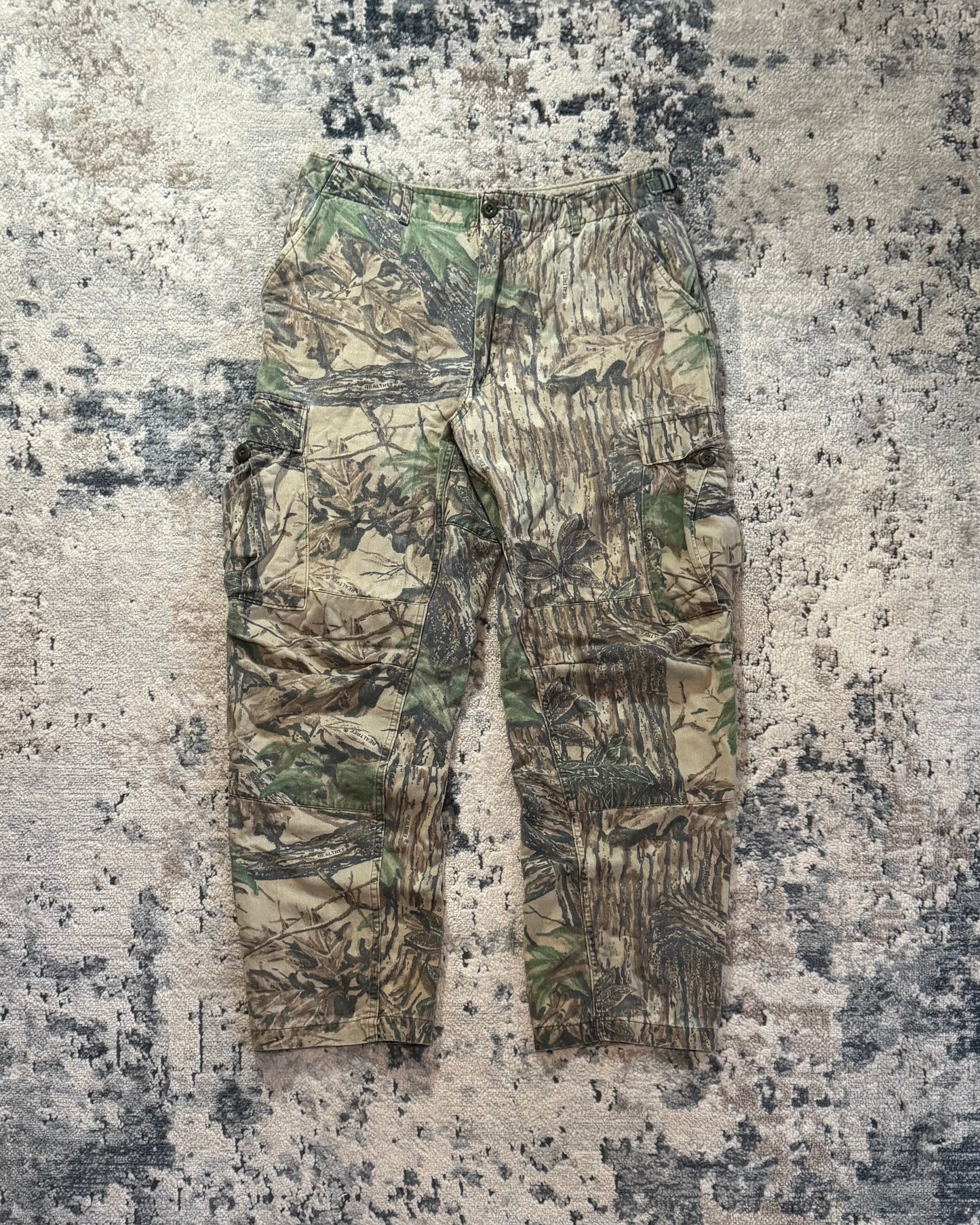 1990S RATTLERS CAMO CARGO PANTS - 33