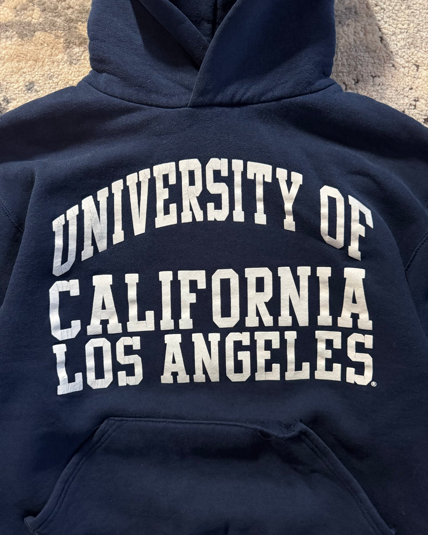 1990S RUSSELL ATHLETIC UCLA HOODIE - SMALL