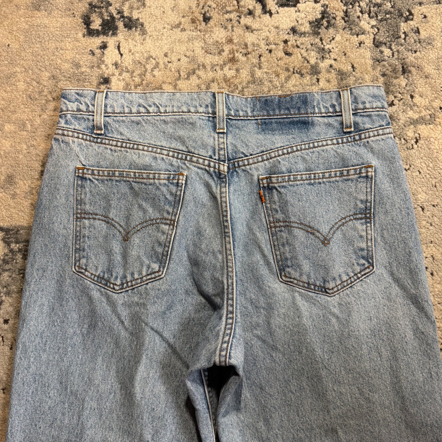 1990S LEVI’S 550 ORANGE TAB DENIM PANTS - 35