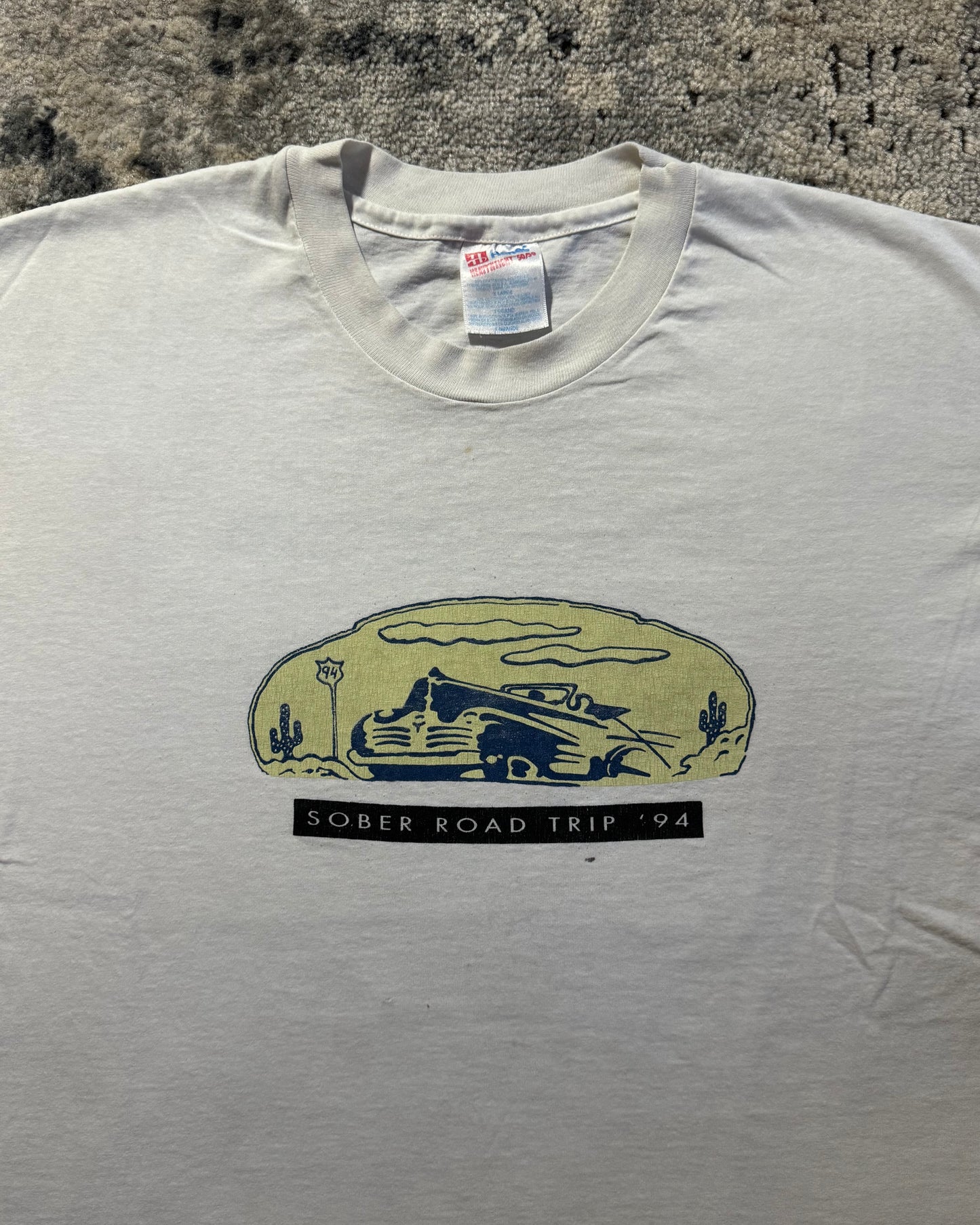 1990S SOBER ROAD TRIP ANTI DRUG TEE - XL