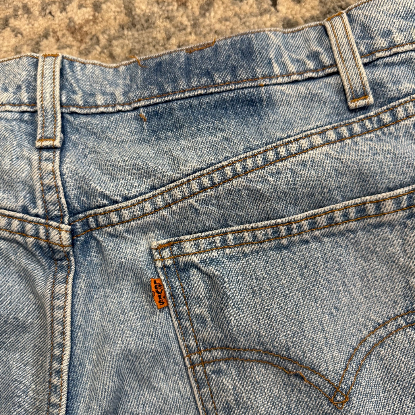 1990S LEVI’S 550 ORANGE TAB DENIM PANTS - 35