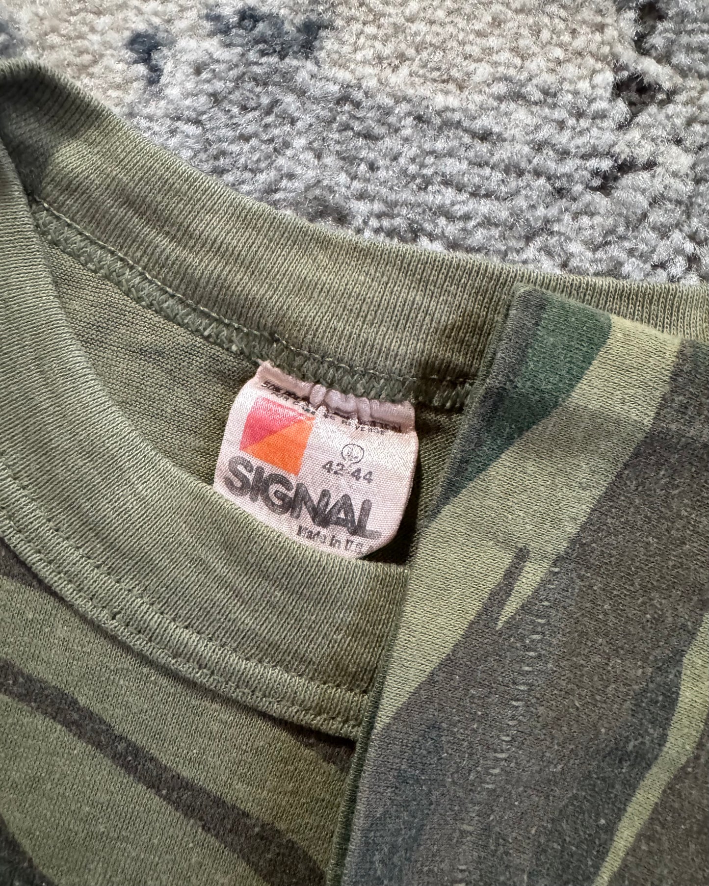 1980S CAMO SELVEDGE POCKET TEE - MEDIUM