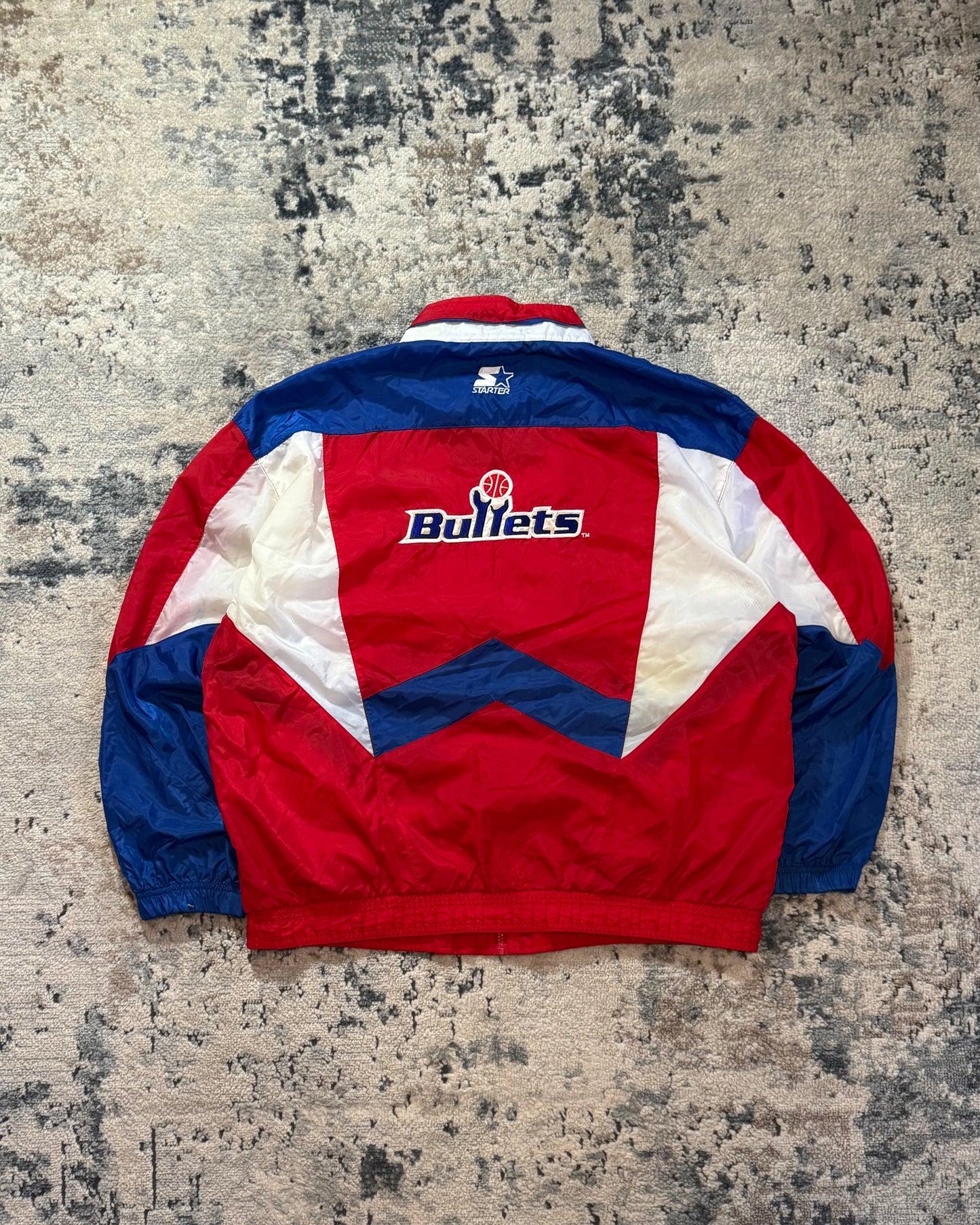 1990S STARTER WASHINGTON BULLETS JACKET - LARGE
