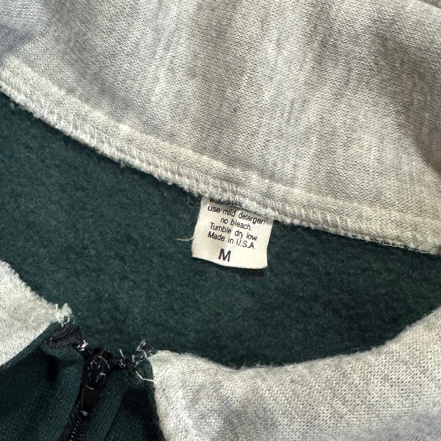 1990S NIKE AIR 1/4 ZIP SWEATSHIRT - MEDIUM