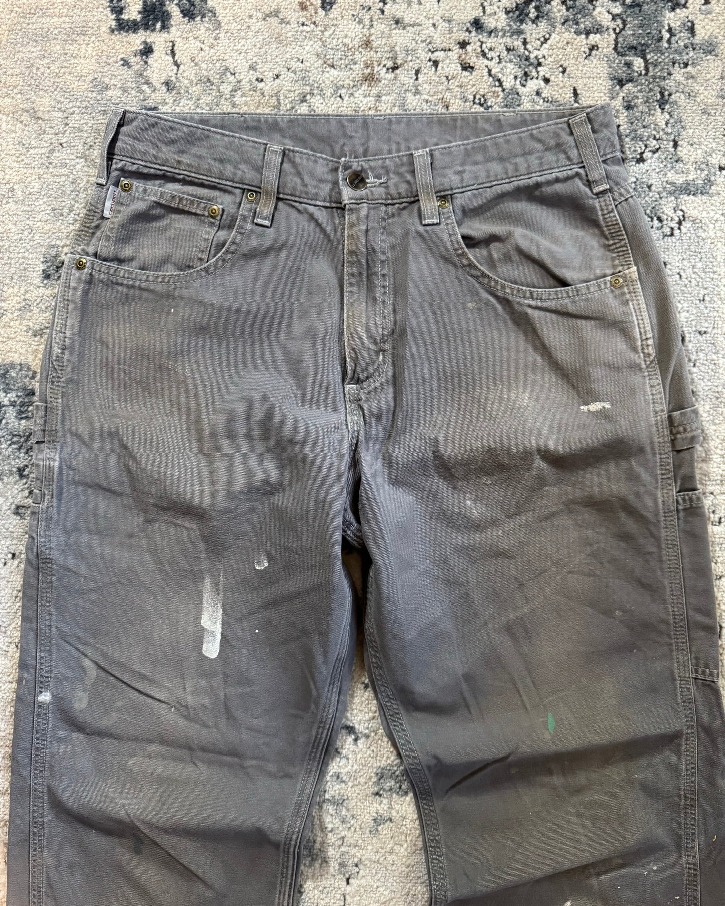 CARHARTT DISTRESSED CARPENTER PANTS - 30