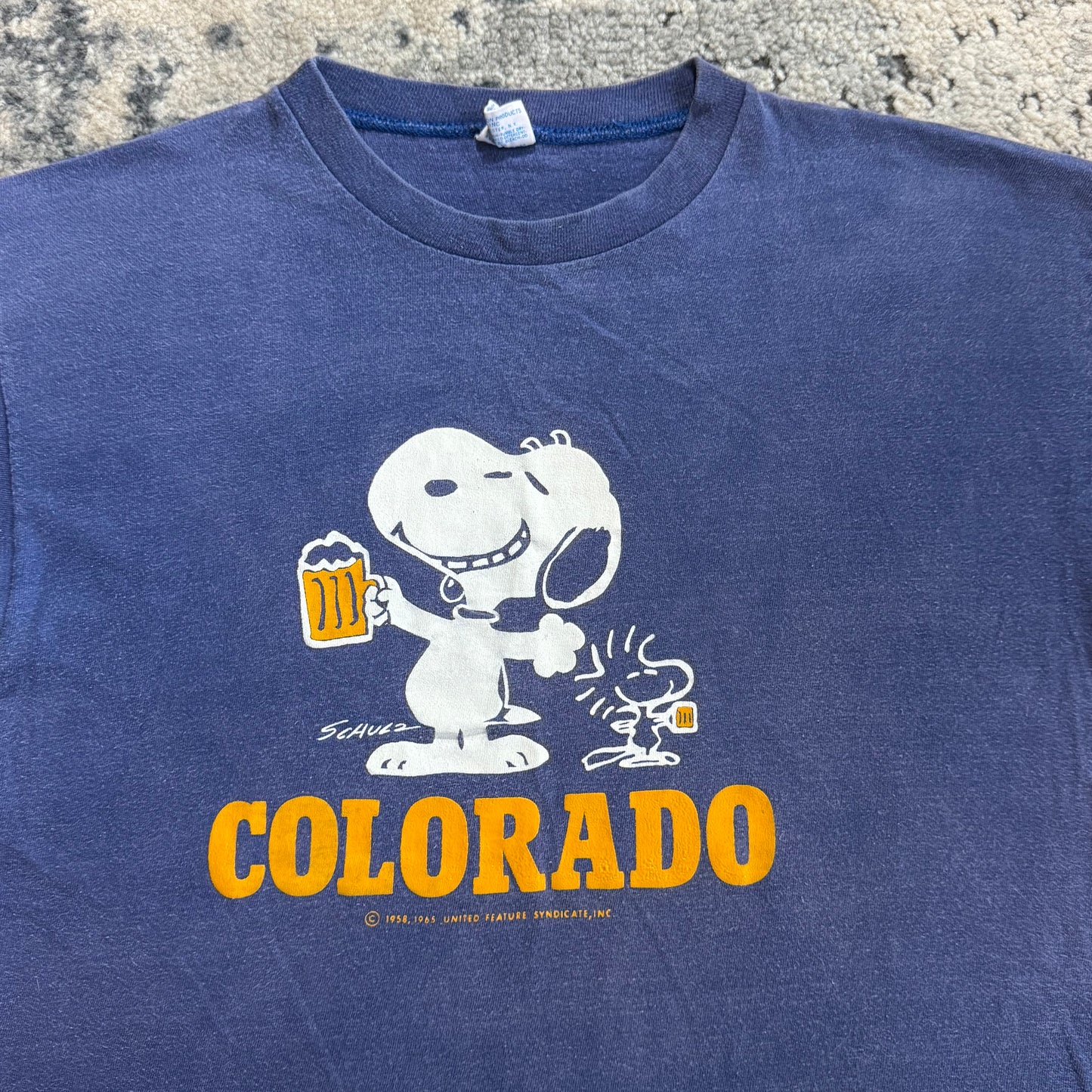 1970S CHAMPION SNOOPY COLORADO TEE - LARGE