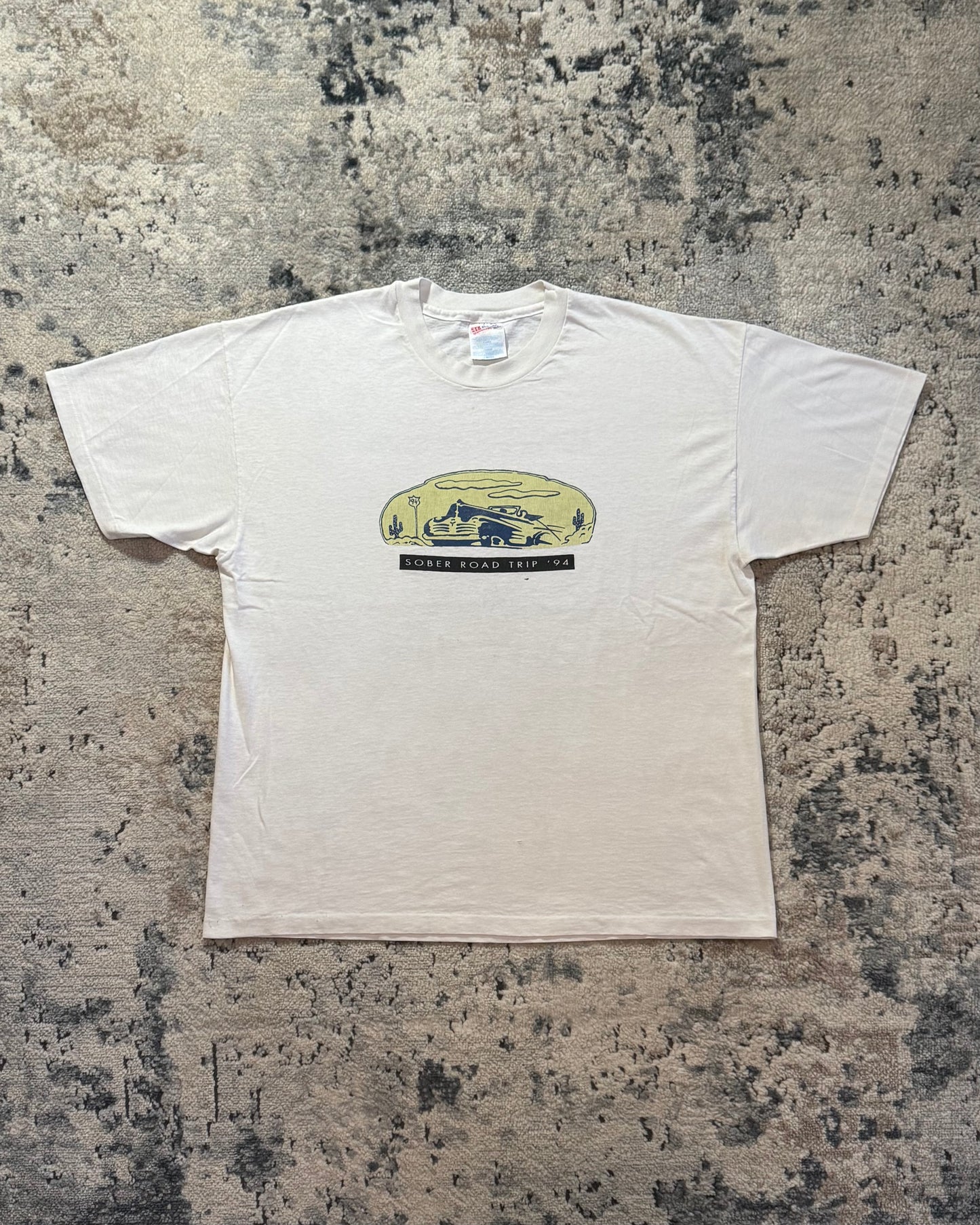 1990S SOBER ROAD TRIP ANTI DRUG TEE - XL