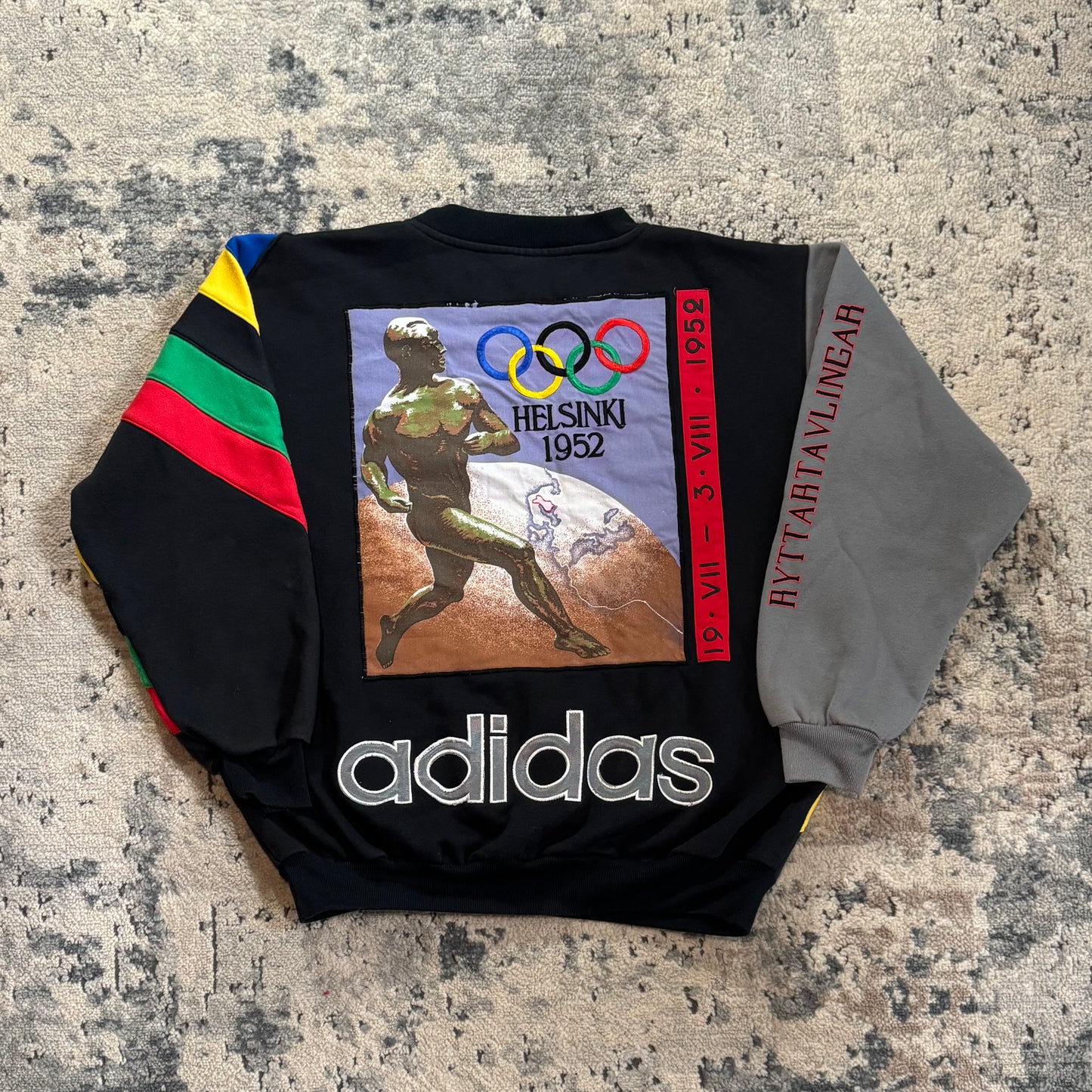 1980S ADIDAS STOCKHOLM OLYMPIC SWEATSHIRT - MEDIUM