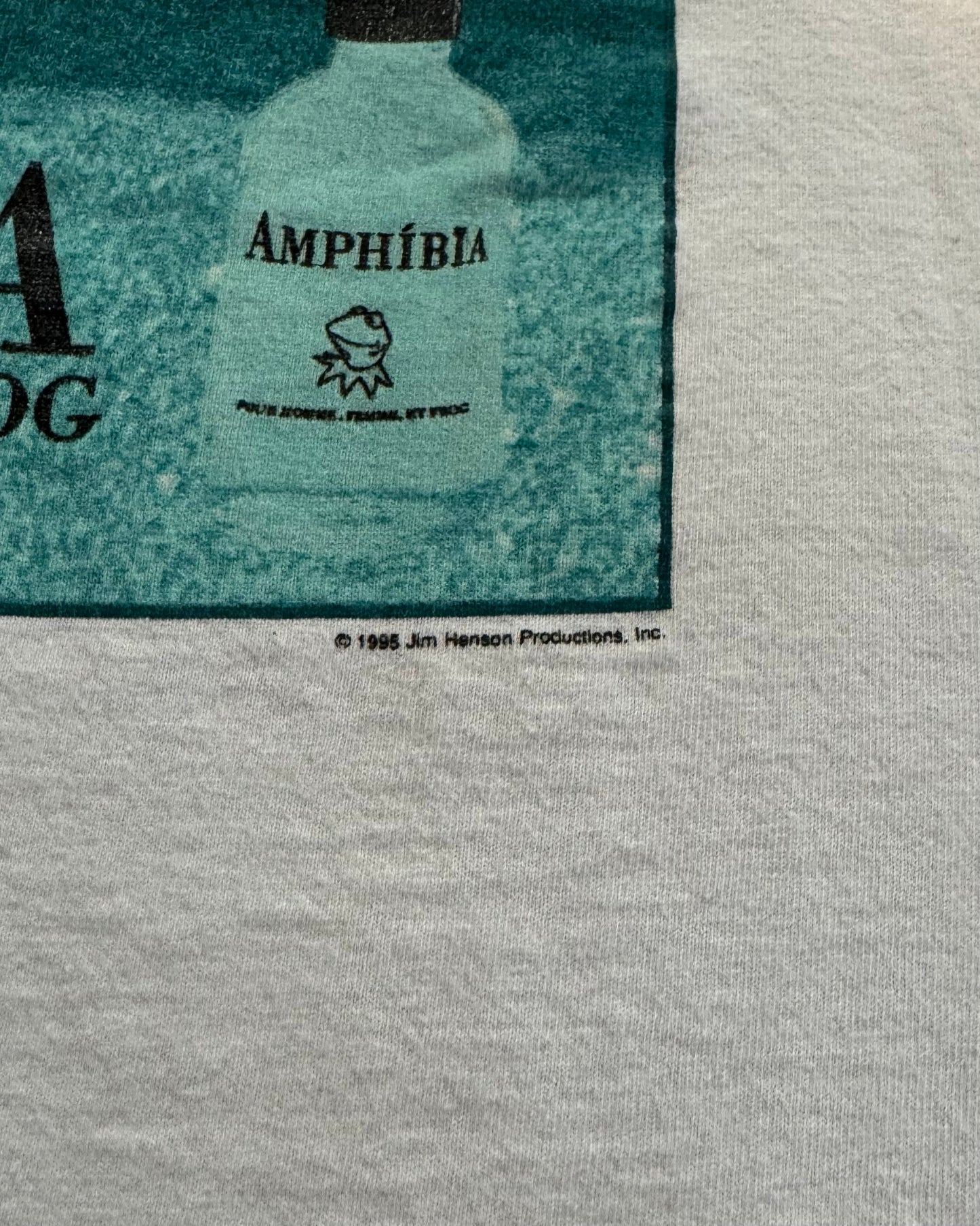 1990S KERMIT THE FROG AMPHIBIA TEE - LARGE