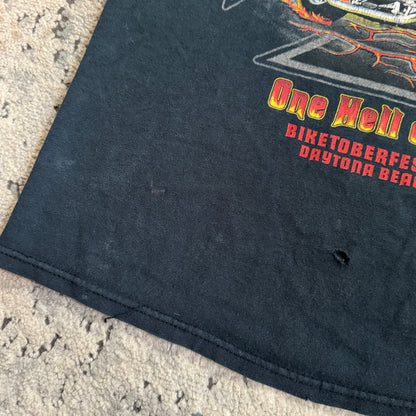 2000S BIKETOBERFEST BIKER TEE - MEDIUM