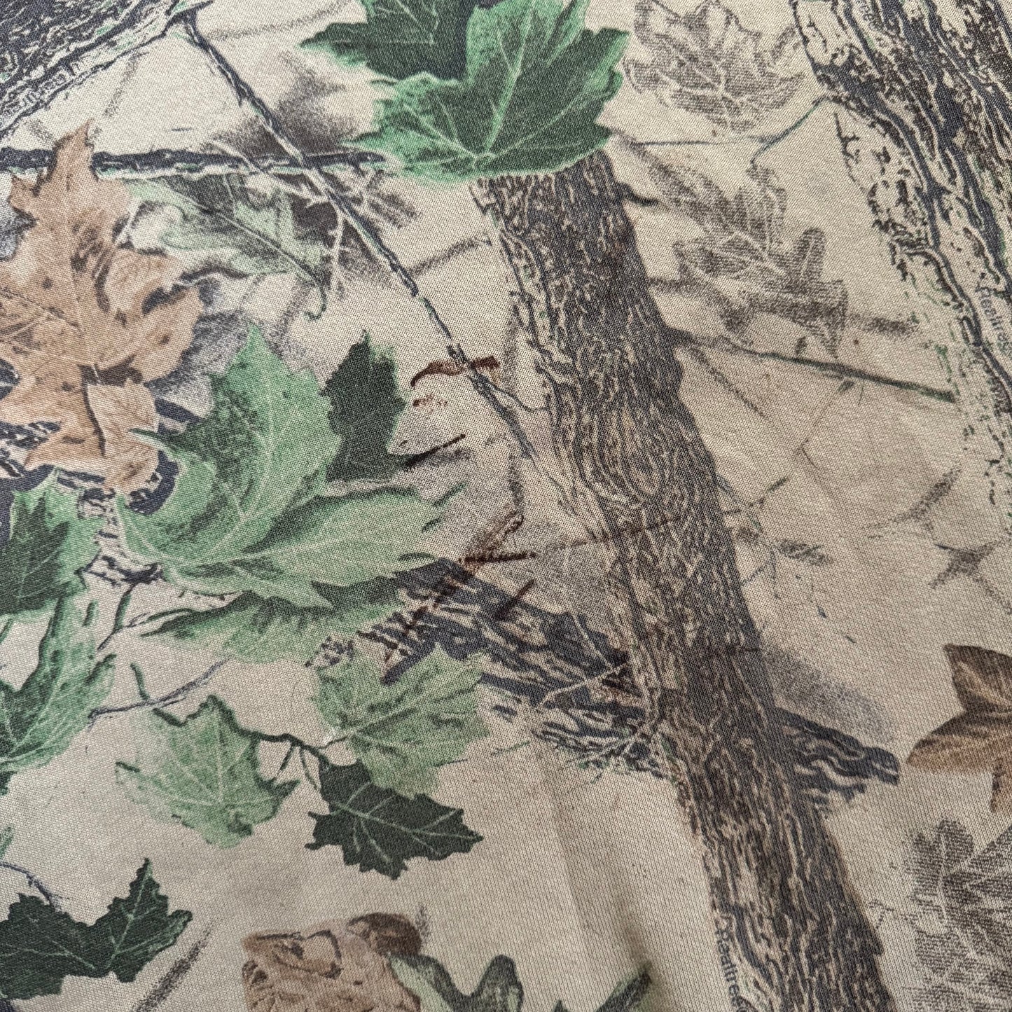 1990S JERZEES OUTDOORS CAMO SWEATSHIRT - 2XL