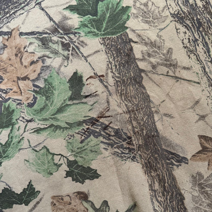 1990S JERZEES OUTDOORS CAMO SWEATSHIRT - 2XL