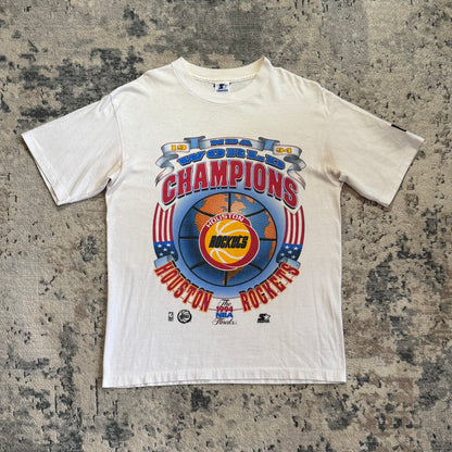 1990S HOUSTON ROCKETS WORLD CHAMPIONS TEE - XL