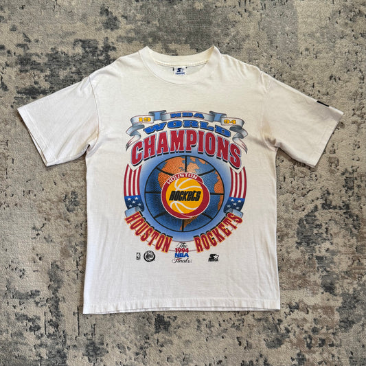 1990S HOUSTON ROCKETS WORLD CHAMPIONS TEE - XL