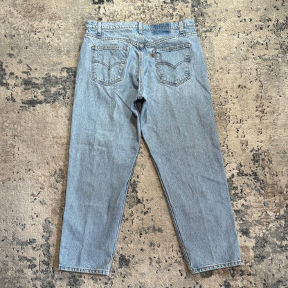 1990S LEVI’S 550 ORANGE TAB DENIM PANTS - 35