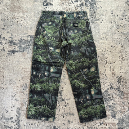2000S DICKIES DOUBLE KNEE CAMO PANTS - 30