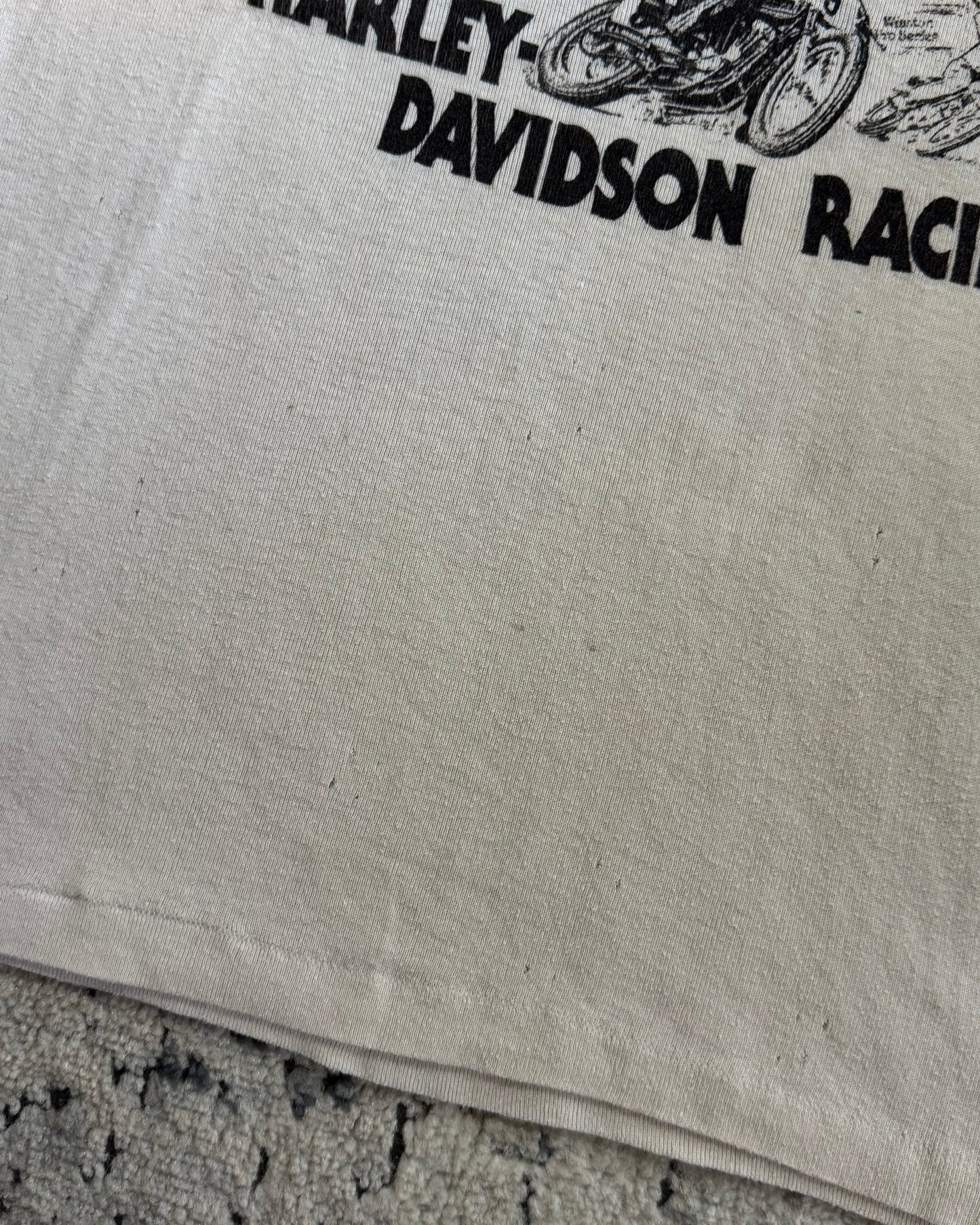 1980S HARLEY DAVIDSON RACING TEE - LARGE