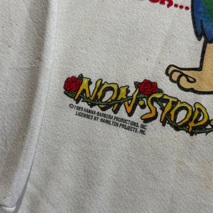 1980S GRATEFUL FRED FLINTSTONE SWEATSHIRT - LARGE