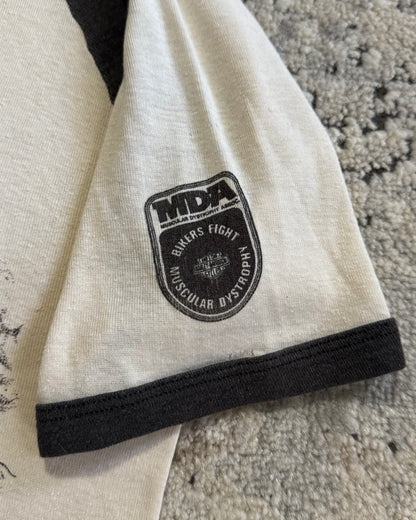 1980S HARLEY DAVIDSON RACING TEE - LARGE
