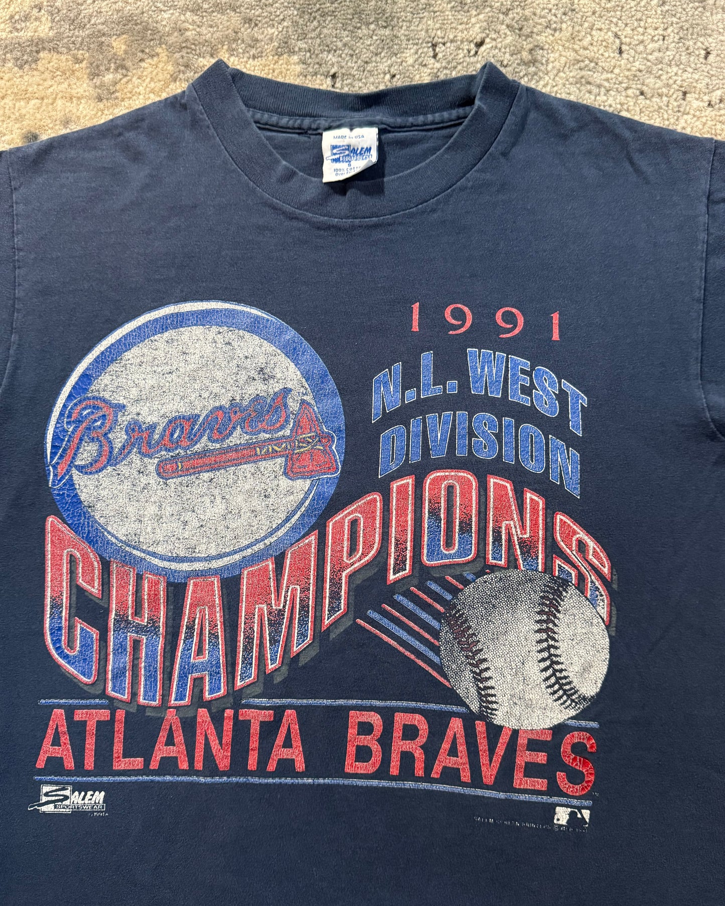 1990S ATLANTA BRAVES TEE - SMALL