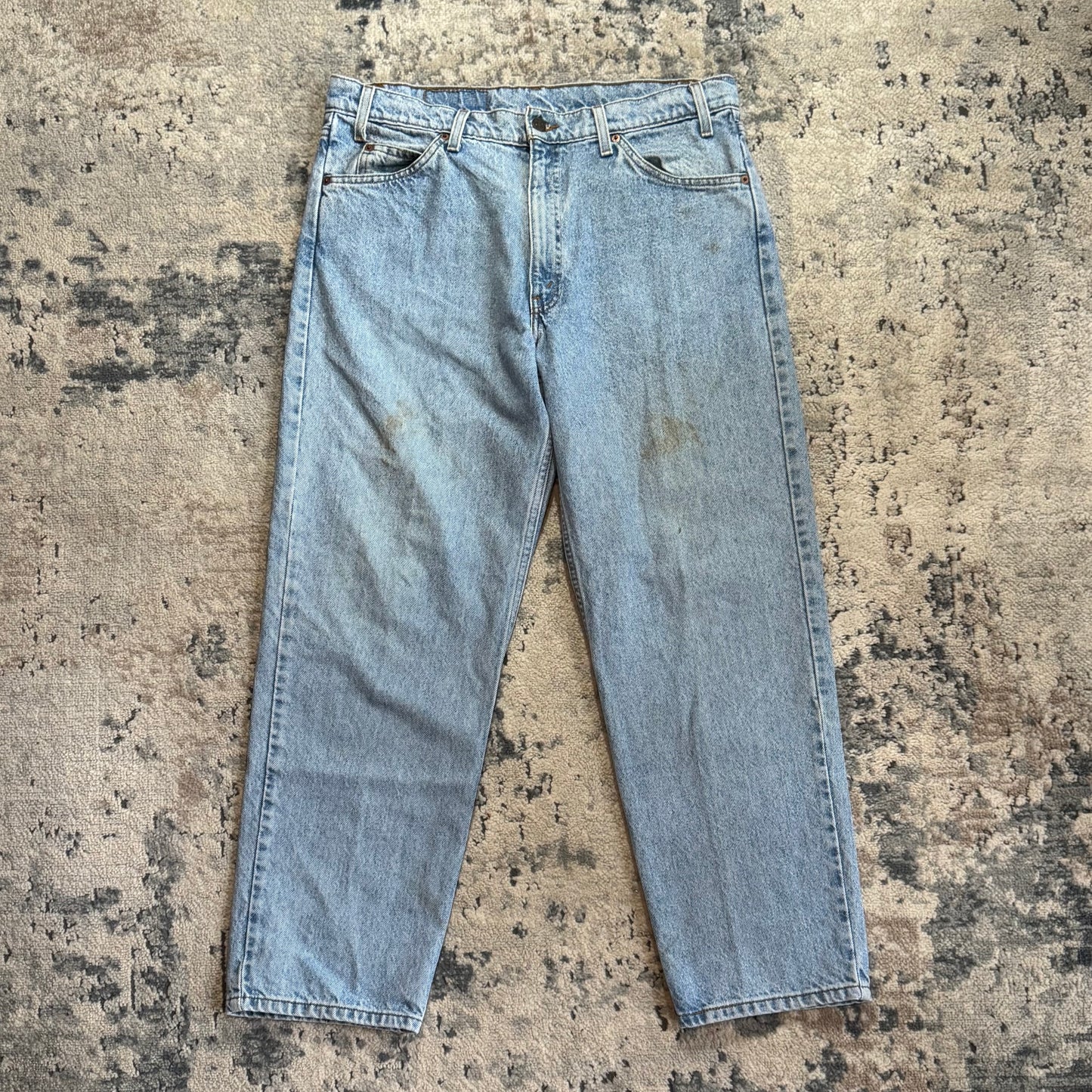 1990S LEVI’S 550 ORANGE TAB DENIM PANTS - 35