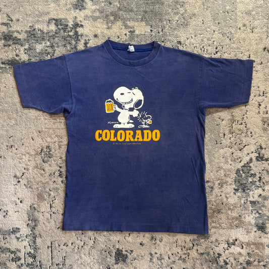 1970S CHAMPION SNOOPY COLORADO TEE - LARGE